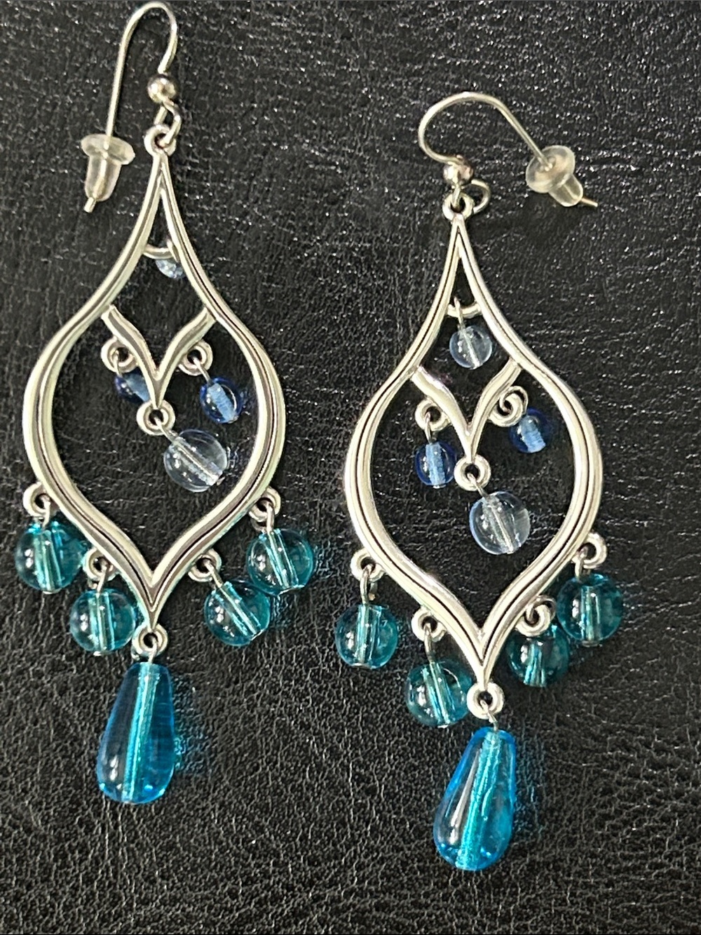Brighton Blue Prism Chandelier Earrings.